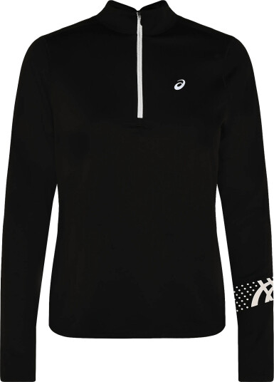 Asics Icon 1/2 Zip Ls Top Black XL