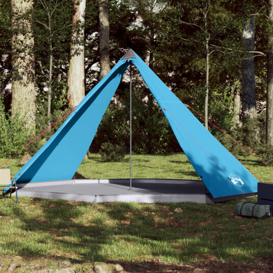  Familietelt tipi for 8 personer blå vanntett