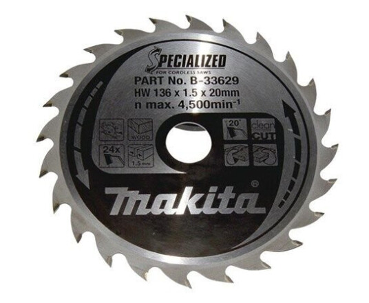 Makita Specialized Circular Saw Blade - for Wood Makita Specialized Circular Saw Blade - for Wood