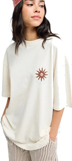 Roxy My Boyfriend Tee   Cream   XL