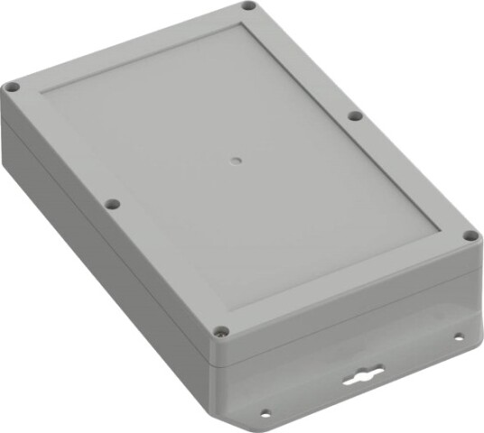 Tru Components TC 10860980 Flensskap 209,7 × 139,8 × 45,1 mm Polykarbonat Lysgrå