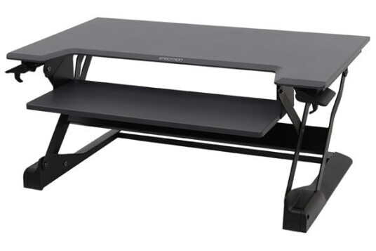 Ergotron WorkFit-TL Sit-Stand Desktop Workstation - Stativ for LCD-skjerm / tastatur / mus - svart, mørk grå - skjermstørrelse: inntil 30" - Ergotron WorkFit-TL Sit-Stand Desktop Workstation - Stativ for LCD-skjerm / tastatur / mus - svart, mørk grå - skjermstørrelse: inntil 30" -