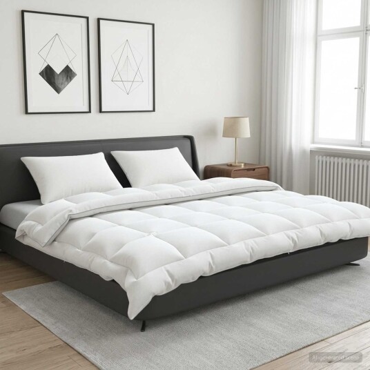 vidaXL Dyne TRIER 220x260 cm 4 årstider 350 GSM 100% australsk ull