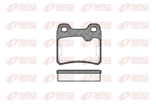 Bremseklosser REMSA 0282.10