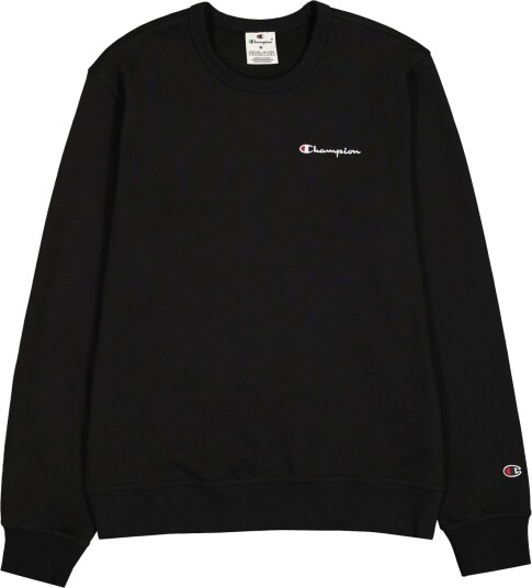 Champion Small Logo Fleece Sweatshirt Herre Black Beauty L Champion Small Logo Fleece Sweatshirt Herre Black Beauty L