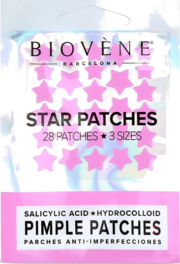 Biovène STAR PATCHES Pink Pimple Patches Anti-Blemish Stars 28 patc Biovène STAR PATCHES Pink Pimple Patches Anti-Blemish Stars 28 patc