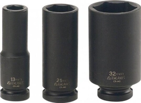 Teng Tools Lang Maskinsokkel 1/2" 32 Mm Din Teng Tools