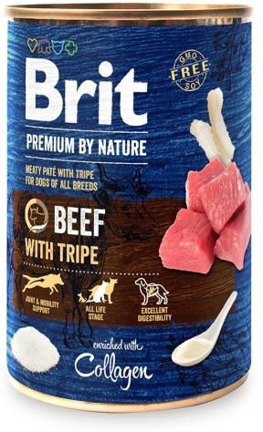 Brit Premium By Nature Dog Beef With Tripe 400 G