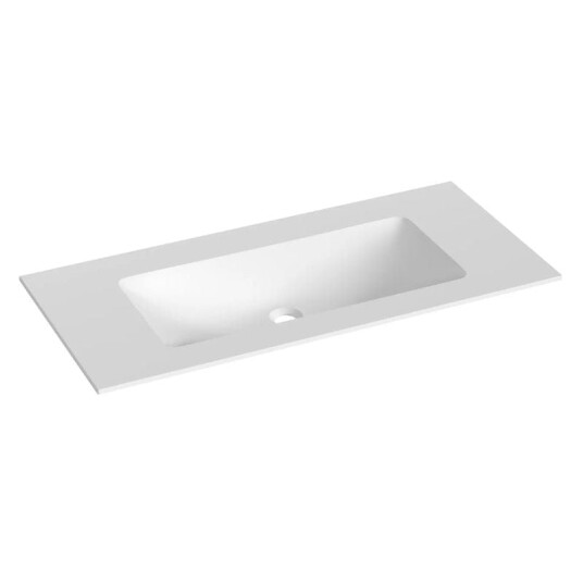 Korsbakken Orion Solid Surface Heldekkende Hvit Matt 100cm