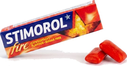 Stimorol Cinnamon Fire Sukkerfri Tyggegummi med Kanelsmak