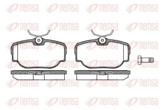 Bremseklosser REMSA 0577.00 Bremseklosser REMSA 0577.00