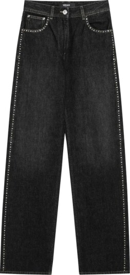 Versace Dame Jeans Svart W27,