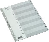 Register Bantex Strong Line® A4 Grå 1 12