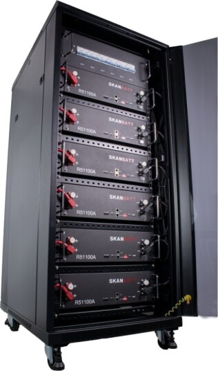 SKANBATT ESS Rack 48V 30,72kWt - LiFePO4 - HEAT SKANBATT ESS Rack 48V 30,72kWt - LiFePO4 - HEAT