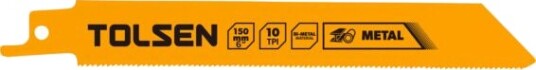 Tolsen Bjonettsagblad For Metall 150mm 10 Tpi 2 Pk Tolsen Bjonettsagblad For Metall 150mm 10 Tpi 2 Pk