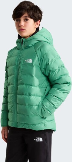 The North Face B Reversible Perrito Hooded Jacket   Green   L