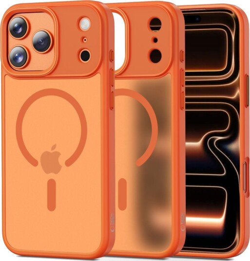 Tech Protect MagMat MagSafe Case for iPhone 17 Pro Max Orange