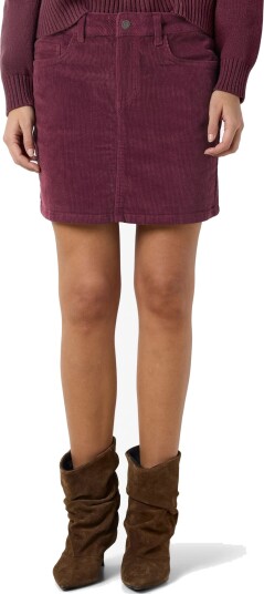NOISY MAY Nmcord Yolanda Mw Skirt Noos   Burgundy   L