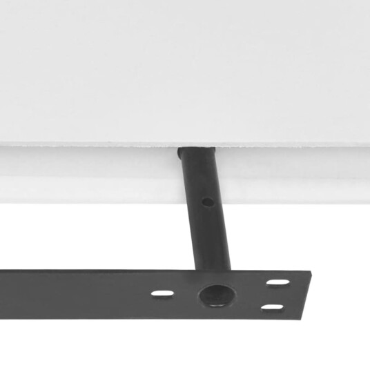 vidaXL Bokhyller hvit MDF 2 stk vidaXL Bokhyller hvit MDF 2 stk