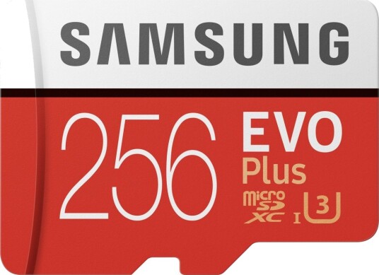 SAMSUNG EVO PLUS 256 GB MICRO-SD MED SD-ADAPTER