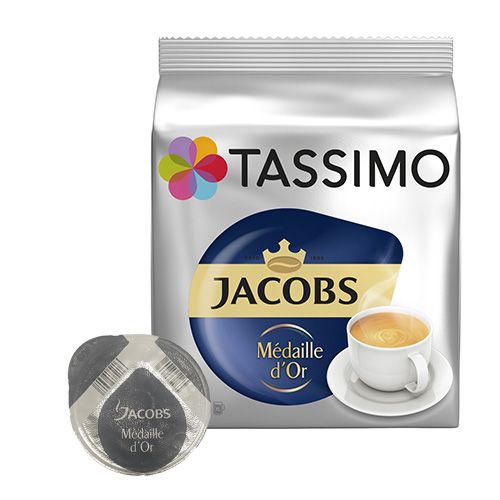 Tassimo Jacobs Médaille D'Or til Tassimo. 16 kapsler Tassimo Jacobs Médaille D'Or til Tassimo. 16 kapsler