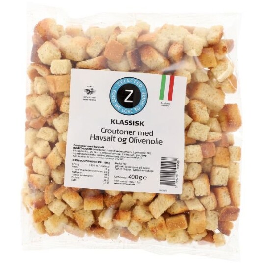 Crouton Med Havsalt 400g Zelected Crouton Med Havsalt 400g Zelected
