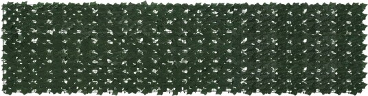 vidaXL Balkong skjerm med blader Mørkegrønn 300 x 75 cm