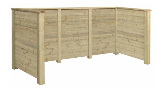 Renovasjonsskjul Klink Profil PLUS 294 x 108 cm PEFC Renovasjonsskjul Klink Profil PLUS 294 x 108 cm PEFC