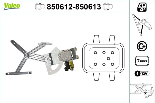 Vindusheis VALEO 850613