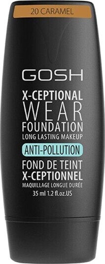 Gosh X-Ceptional Wear Foundation Long Lasting Makeup 20 Caramel 35 ml Gosh X-Ceptional Wear Foundation Long Lasting Makeup 20 Caramel 35 ml