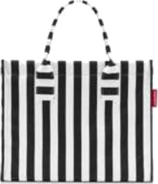 Reisenthel Daily Shopper Svart Hvit Polyester Handlenett Mønster 14 L 420 Mm