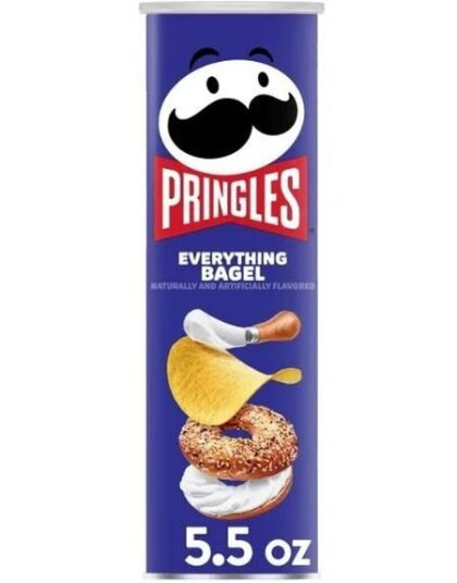 Sweet & Candy Pringles Everything Bagel 158g USA Import