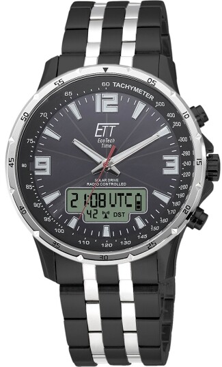 ETT Eco Tech Time Herreklokke EGS 11568 21M Professional Sort/Stål