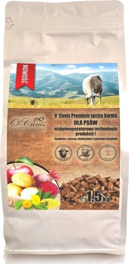 Canis Lam Hirse Poteter Rødbete Tørrfôr 1.5 kg Canis Lam Hirse Poteter Rødbete Tørrfôr 1.5 kg
