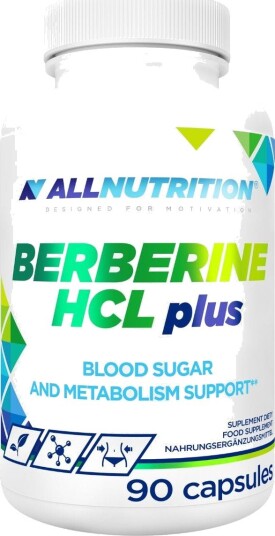 Berberin HCl med gymnema, bukkehornkløver, hvit morbær og krom – 90 kapsler
