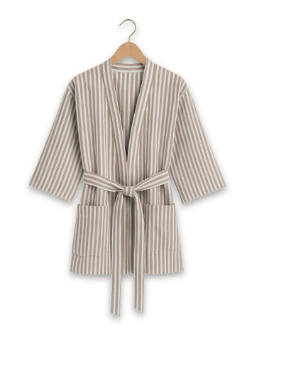 Lovely Linen Misty Kimono - Beige - M Lovely Linen Misty Kimono - Beige - M