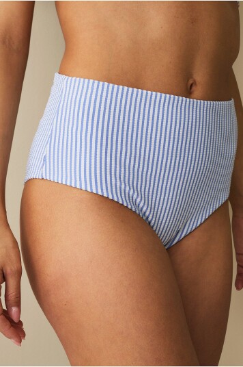 Ellos Collection Skylar Tai High Bikinitruse Blå