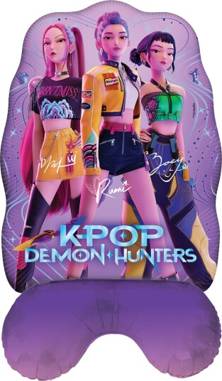 Globos Europe Stående Folieballong K-pop Demon Hunters™ 98653