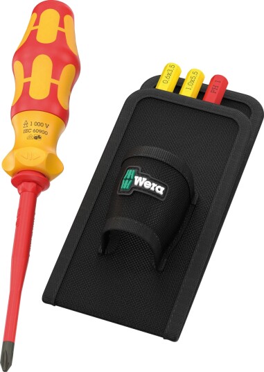 Wera Skrutrekkersett Vde Isolert 1000v 05006621001 5 Deler
