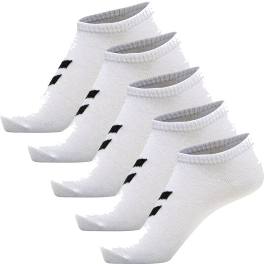 Hummel 5 pack ankelsokker til barn Bright White/Bright White Hummel 5 pack ankelsokker til barn Bright White/Bright White