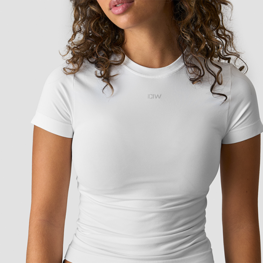 Icaniwill Essence Seamless T skjorte Hvit Vit Large