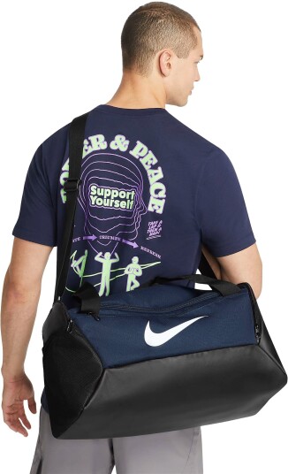 Nike Brasilia Training Duffel Bag 41L Midnight Navy/Black/White 41L Nike Brasilia Training Duffel Bag 41L Midnight Navy/Black/White 41L