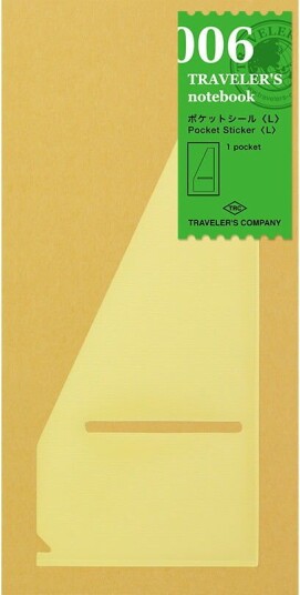 Traveler'S Company 006. Pocket Sticker Large