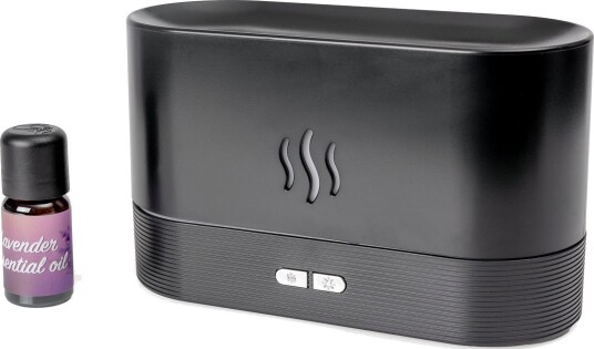 Platinet Flame Aroma Diffuser Luftfukter 180ML 45W Svart 46109