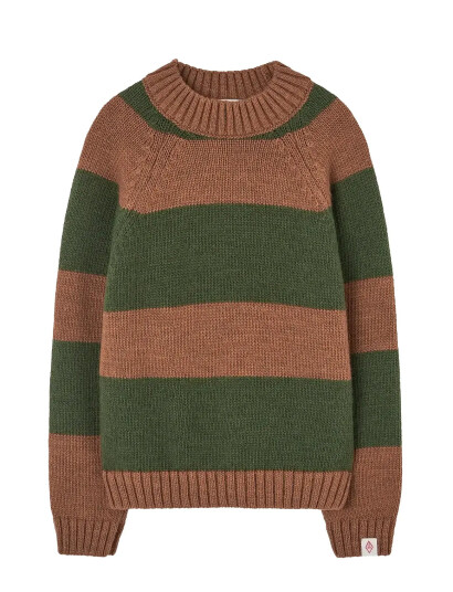 THE ANIMALS OBSERVATORY Stripes Brown Boxfish Sweater Brun 6 Y THE ANIMALS OBSERVATORY Stripes Brown Boxfish Sweater Brun 6 Y