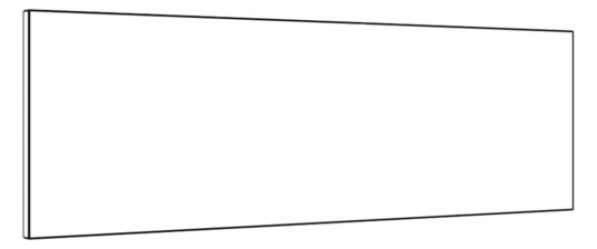 NOREMA HILL REN HVIT FORSTYKKE LUX FOR 80 CM SKAP JPW129728
