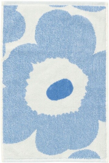 Marimekko Unikko gjestehåndkle 30x50 cm Blå