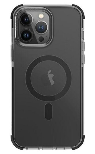 Dėklas Uniq Uniq Etui Combat Do Iphone 14 Pro 6,1" Magclick Charging Juoda/Concrete Charcoal