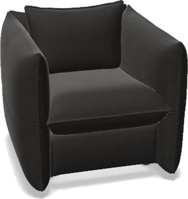 Vitra Mariposa Club Lenestol Laser RE/mørk Karbon Vitra Mariposa Club Lenestol Laser RE/mørk Karbon