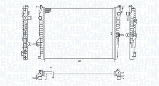 Radiator MAGNETI MARELLI 350213199300